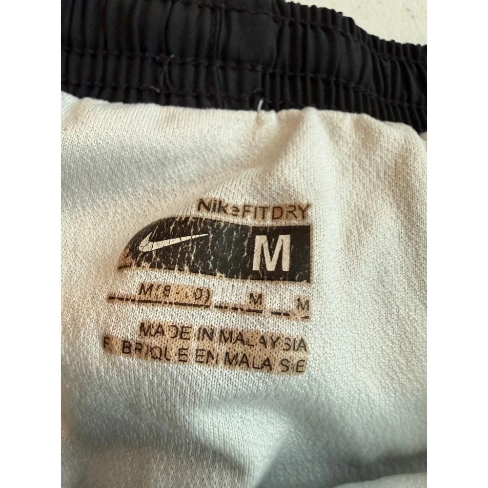 Nike Tempo Dri-FIT Running Shorts Womens M Black White 3